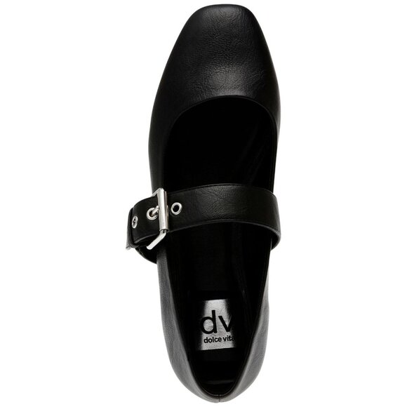 NEW DV Dolce Vita Womens Mellie Buckle Strap Mary Jane Flats MELLIE Black 6.5M - Picture 4 of 12
